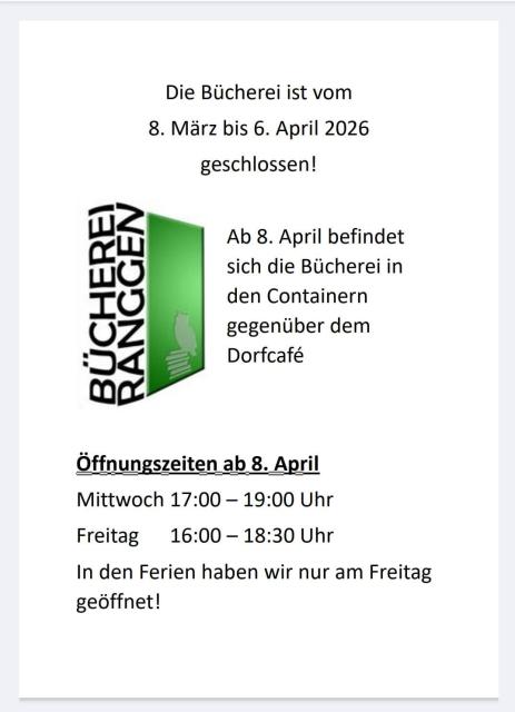 Öffnungszeiten Container